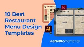 10 Best Restaurant Menu Design Templates