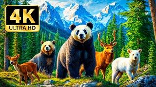 Colorful Wildlife Beauty 4K Breathtaking Adventure Exploring wild Animal Beauty with Relaxing Music