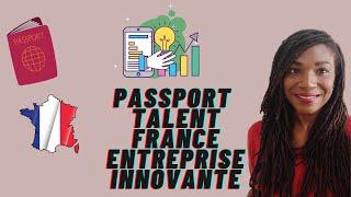 Passport Talent Innovative New Company France