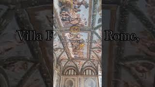 Villa Farnesina ️ Rome Italy Roma Italia #youtube #vlogs #beauty #music #youtuber #shorts #italy