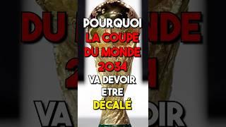 Pourquoi la Coupe du monde 2034 va devoir être décalé ? 