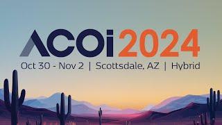 Join us at ACOI 2024 for Cutting Edge Lectures and Community