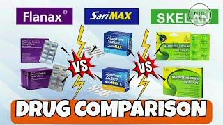 DRUG COMPARISON NG FLANAX, SKELAN, AT SARIMAX