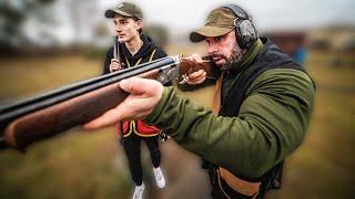 Die Jagd nach der Taube..... Flinte schießen Lernen vom Profi!  Schießstand VLOG!!