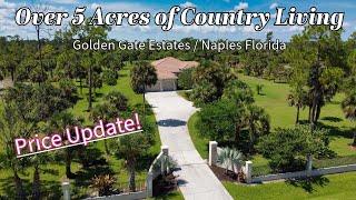 Tour the Stunning 5-Acre Golden Gate Estates | Naples Florida Homes For Sale