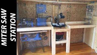 MITER SAW STATION - DIY / WWW