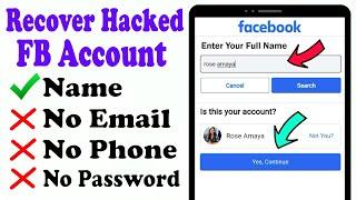 Hack Facebook Account Recovery whitout number & email otp 2024 | facebook recovery 2024 | Hack FB ID