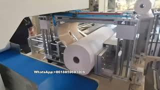 Laminated Embossed Kitchen Towel Rolls And Toilet Tissue Paper Cutting Machine