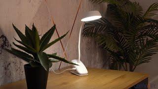 Philips clip-on LED table lamp, rechargeable, cold white, 3W, white (Donutclip)