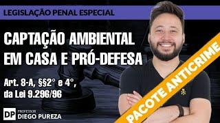 Captação ambiental em casa e por um dos interlocutores (Pacote Anticrime)