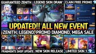 UPDATE !! ALL NEW EVENT! SELENA ZENITH DRAW | ALPHA LEGEND SKIN | PROMO DIAMOND & MEGA SALE - MLBB