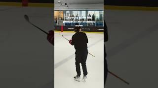 Showing some NHL prospects my shootout move 