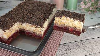 Dieses Rezept kennen nur wenige! Der Kuchen schmilzt im Mund! Ohne Gelatine! Sehr lecker!