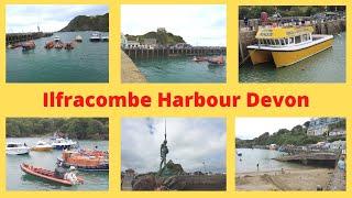 Ilfracombe Natural Harbour Picturesque Seaside Town On The North Devon Coast