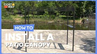 How to Install the 13.5 x 4 Feet Patio BBQ Grill Gazebo Canopy | NP10385 #costway #howto