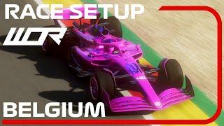 WOR TIER 2 F1 24 BELGIUM - Qualify Lap + RACE Setup 