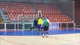 Analyse du tir en suspension à 9m de l'arrière  au Handball