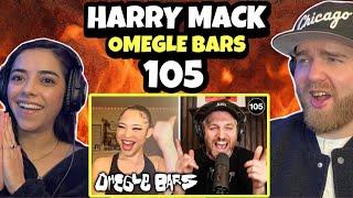 HOW DOES HE KEEP RAISING THE BAR?!  Harry Mack Omegle Bars 105 | SICK Freestyles (REACTION)