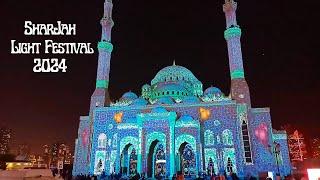 Al Noor Mosque | Sharjah Light Festival 2024 |  Masjid in Sharjah