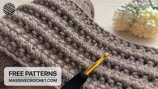 SUPER EASY & SUPER FAST Crochet Pattern for Beginners! ️️Crochet Stitch for Baby Blanket & Bag