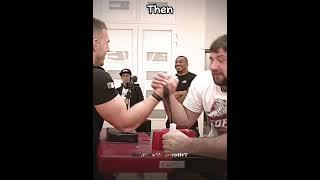 Ermes Gasparini vs Vitaly Laletin Then vs Now  #armwrestling #ermesgasparini #shortsvideo