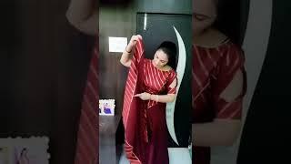 #shorts Waterfall Saree Drape Tutorial for #sareehack #sareelover #sangeeta singh hairstyles