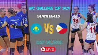 PHILIPPINES vs KAZAKHSTAN Semis Match | AVC Challenge Cup 2024