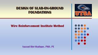 Slab-on-grade Foundation Design in Expansive Soil: The WRI Method