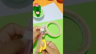 How to make Jumping Joker/Clown toy/kids craft with straw & paper cup/Fun idea/DIY activity#viral