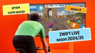 ZWIFT LIVE rec z widzami