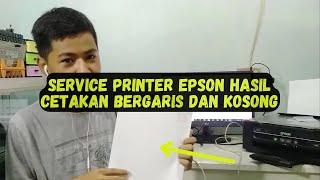 Service Printer Epson Hasil Cetakan Bergaris dan Kosong