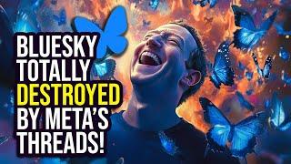 Bluesky Getting DESTROYED by Threads and X!