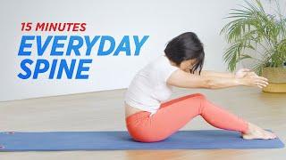 15 min Everyday Spine Workout: Best Pilates Back Exercises for Strength & Flexibility