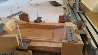 Frezare CNC 3D matrite / modele pozitive formate din placi de MDF