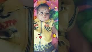 Ek hazaaron mein meri behna Hogi  || Shreya Ghoshal || Baby videos #krishav #shorts #meribehna #sis