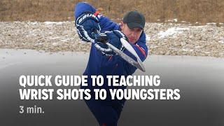 How to Teach Wrist Shots to Youngsters