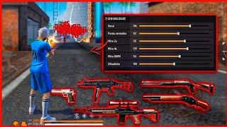 All Gun Headshot Sensitivity Setting After New OB48 Update | Free Fire Max Auto Headshot Sensitivity