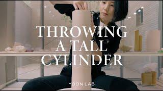 How To Throw a 20 Inch Tall Cylinder On The Potter's Wheel