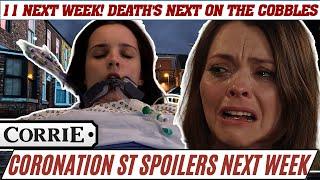 11 huge Coronation Street spoilers for next week | Death's next on the cobbles