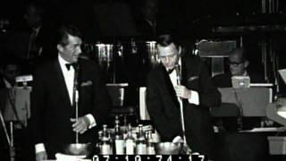 Frank Sinatra Dean Martin Sammy Davis Junior at the 1960 Sands Summit Closing Night 1