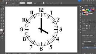 How to Draw a Clock in Adobe Illustrator