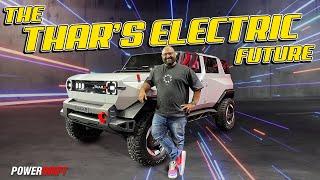 Mahindra Thar.e Electric Concept is AWESOME | First Look | PowerDrift