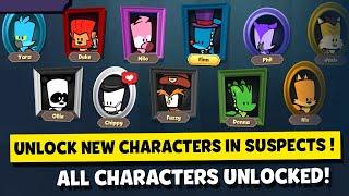 HOW TO UNLOCK NEW CHARACTERS IN SUSPECTS MYSTERY MANSION !