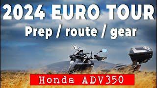 Honda ADV350 : Touring Preparation, helmet, jeans and earplugs!