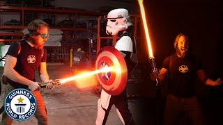 World's First Lightsaber! - Guinness World Records