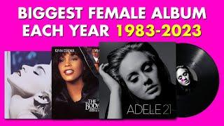 The BIGGEST Female Album Worldwide Each Year (1983 - 2023) 