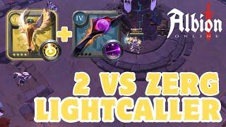 Albion Online - Agila : Lightcaller bombs! 2 vs Zerg 