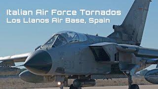 Italian Air Force Tornados Taxi and Takeoff