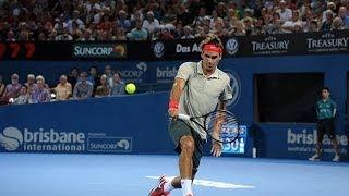 Roger Federer's Best Points - Brisbane 2014 [HD]