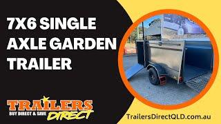 Single Axle Garden Trailer